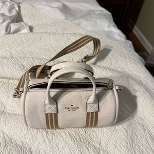 Kate Spade Cream and Tan Crossbody Bag